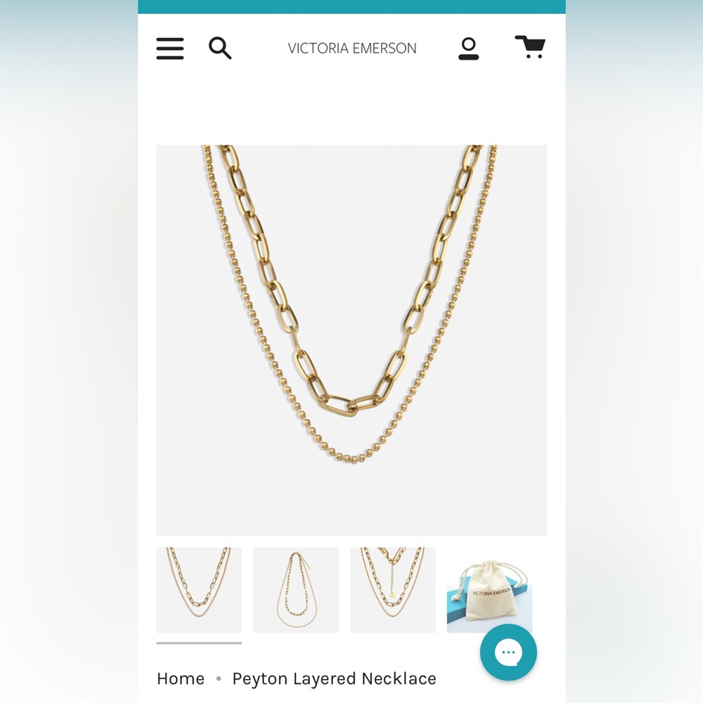 NEW Victoria Emerson Peyton Layered Necklace
